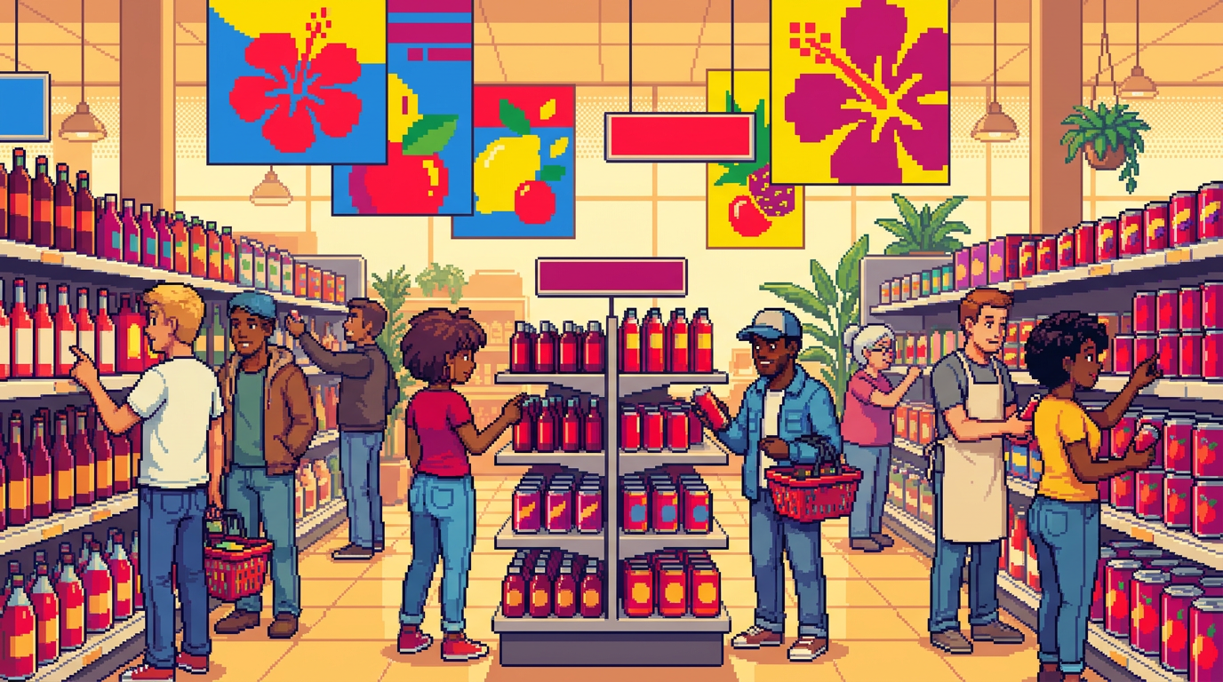 Hibiscus Blooms Into the Functional Beverage Aisle's Star Botanical