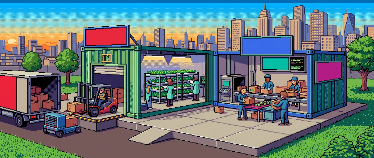 Modular Micro-Factories Move Food Production Closer to Cities