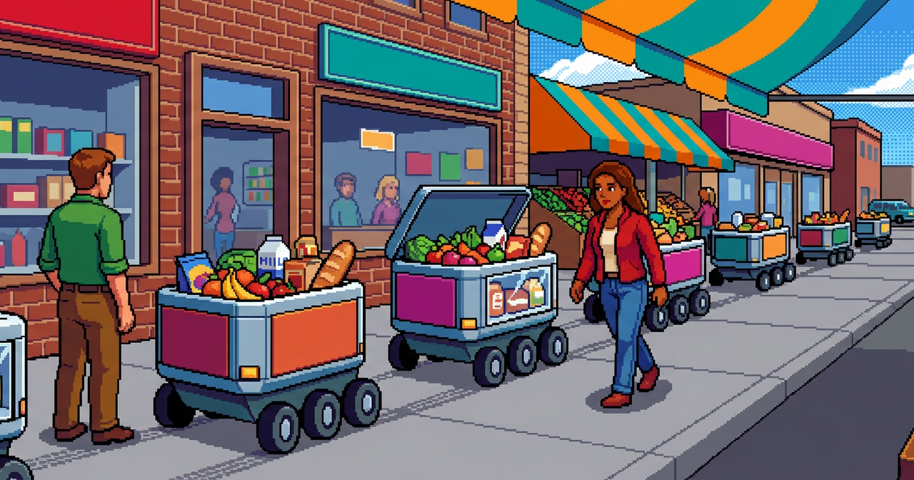 Autonomous Sidewalk Delivery Bots Reach Grocery Scale