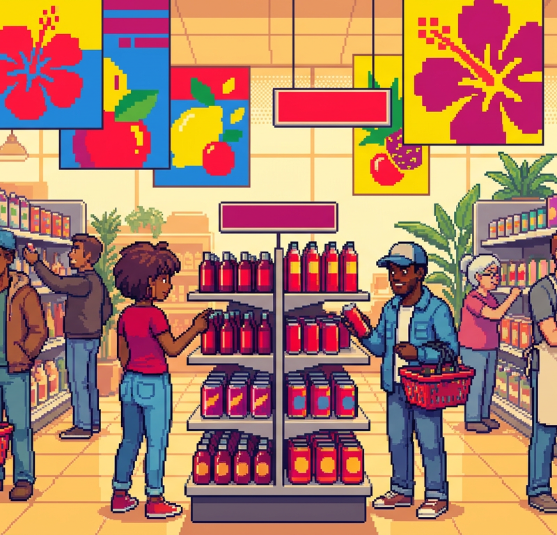 Hibiscus Blooms Into the Functional Beverage Aisle's Star Botanical