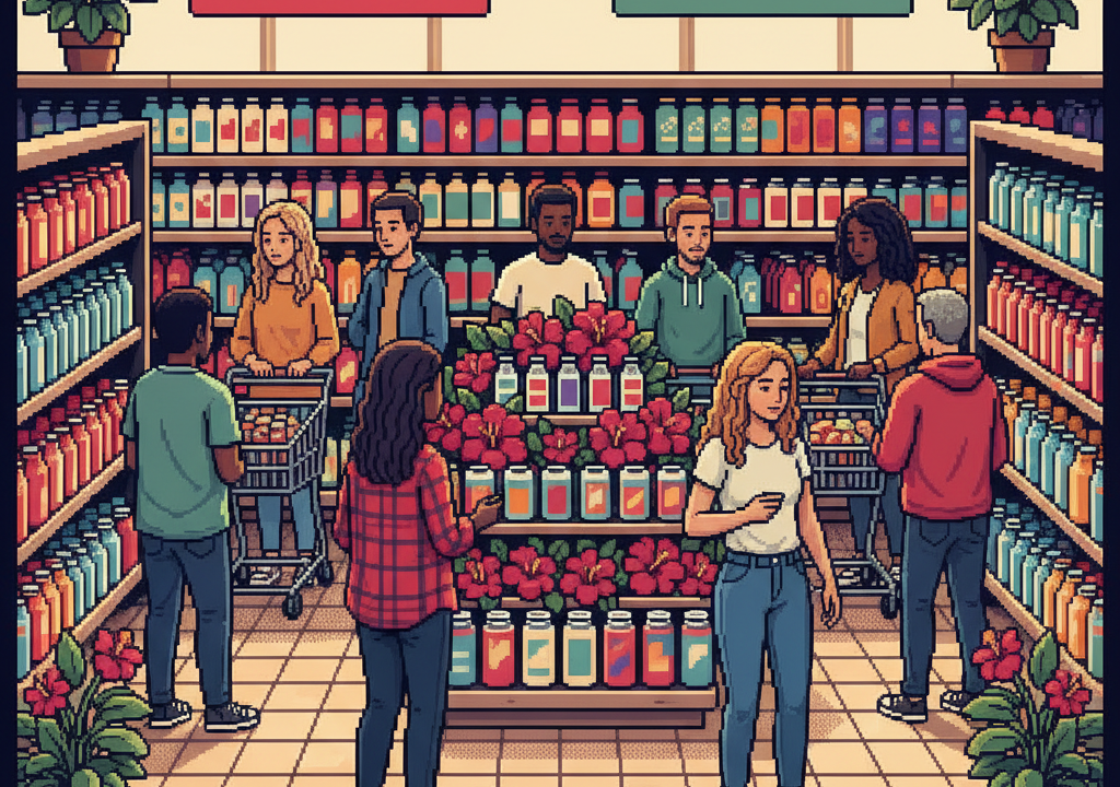 Hibiscus Blooms Into the Functional Beverage Aisle's Star Botanical