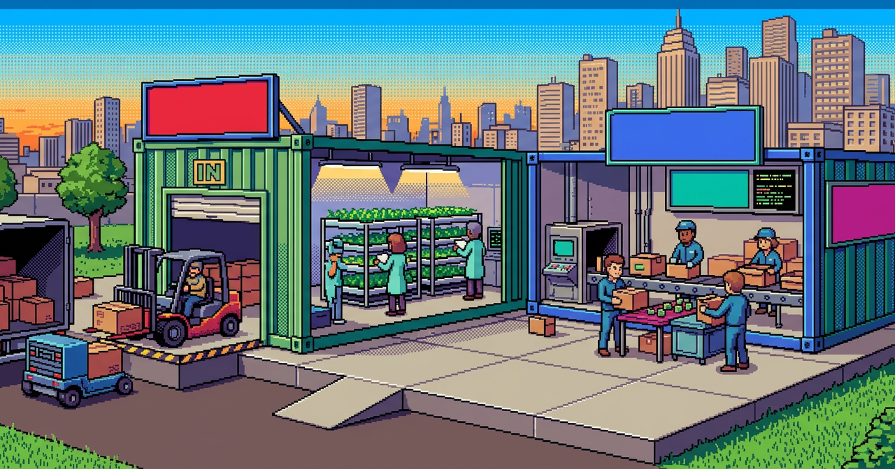 Modular Micro-Factories Move Food Production Closer to Cities